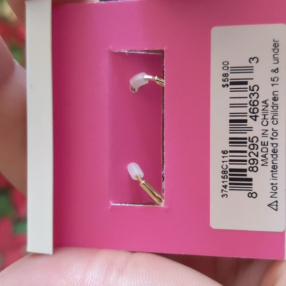 Betsey Johnson Gold Tone Celestial Punk Crystal Star Fringe Rhinestone Earrings - Picture 5 of 5